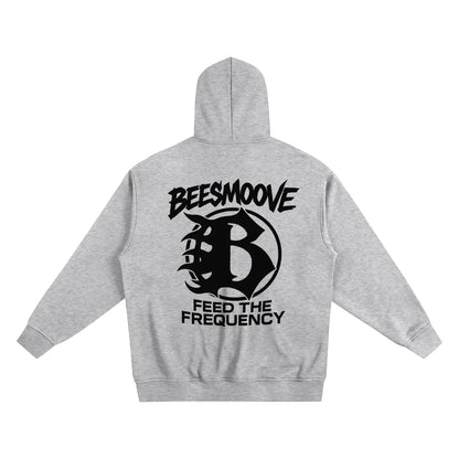 BEESMOOVE Feed The Frequency Heavyweight Zip-up Hoodie - Beesmoove 