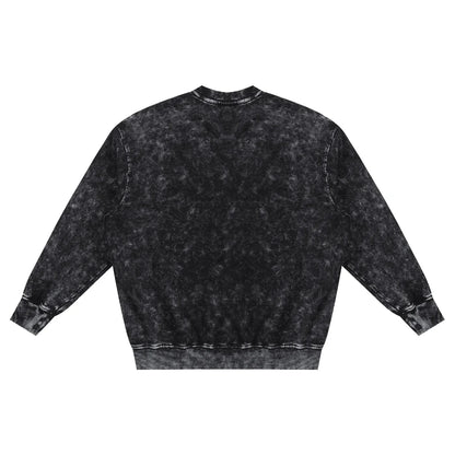 BEESMOOVE DOHIVE Washed Hand-Frayed Sweatshirt - Beesmoove 