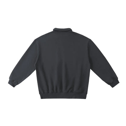 BEESMOOVE DOHIVE Heavyweight Polo-Collar Sweatshirt - Beesmoove 