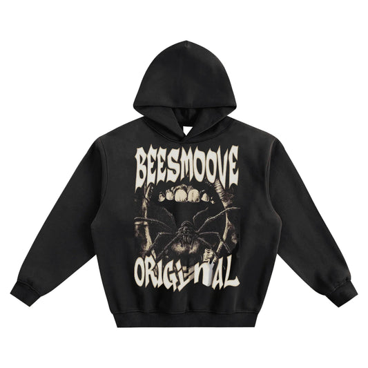 BEESMOOVE Knowledge Ignites Boxy Hoodie - Beesmoove 