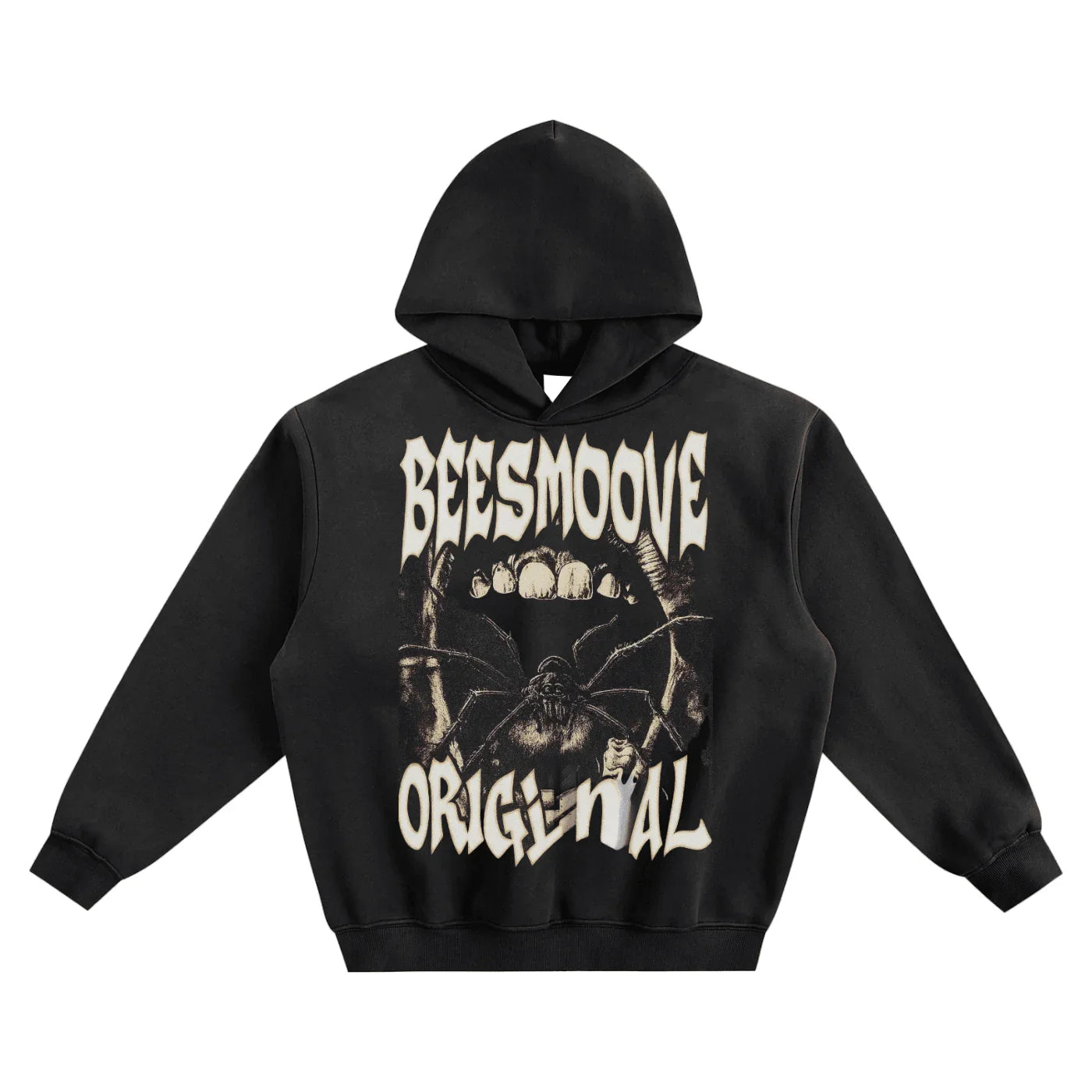 BEESMOOVE Knowledge Ignites Boxy Hoodie - Beesmoove 