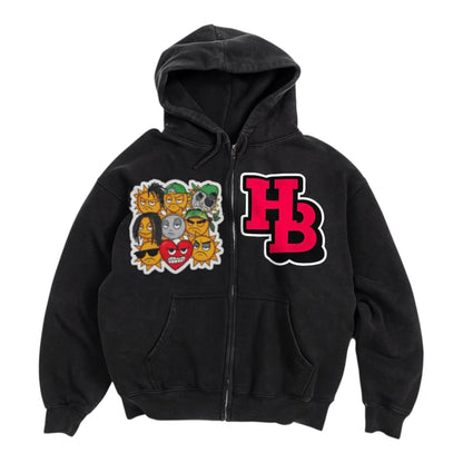 BEESMOOVE HIVEBREAKER Sun Lords Edition Boxy Hoodie - Beesmoove 