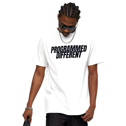 BEESMOOVE PROGRAMMED DIFFERENT Heavyweight Cotton T-Shirt - Beesmoove 