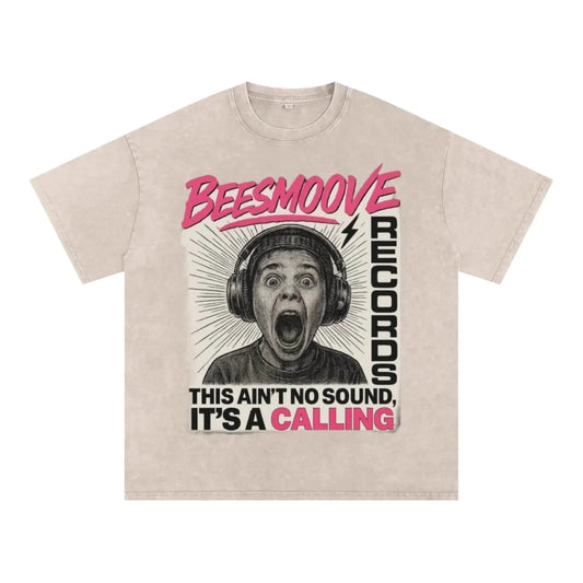BEESMOOVE Frequency Wash Oversize Tee - Beesmoove 