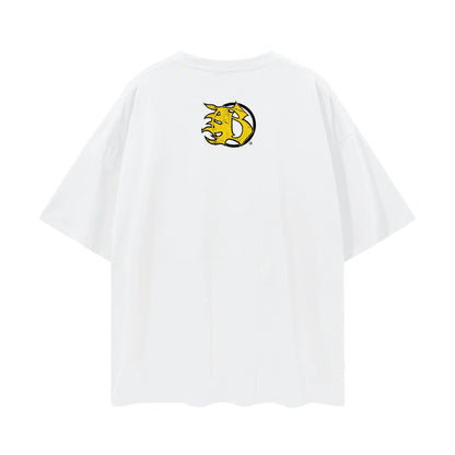 BEESMOOVE BlackSouth Lil Boo Face™ Oversize Deep Drop Shoulder Tee - Beesmoove 