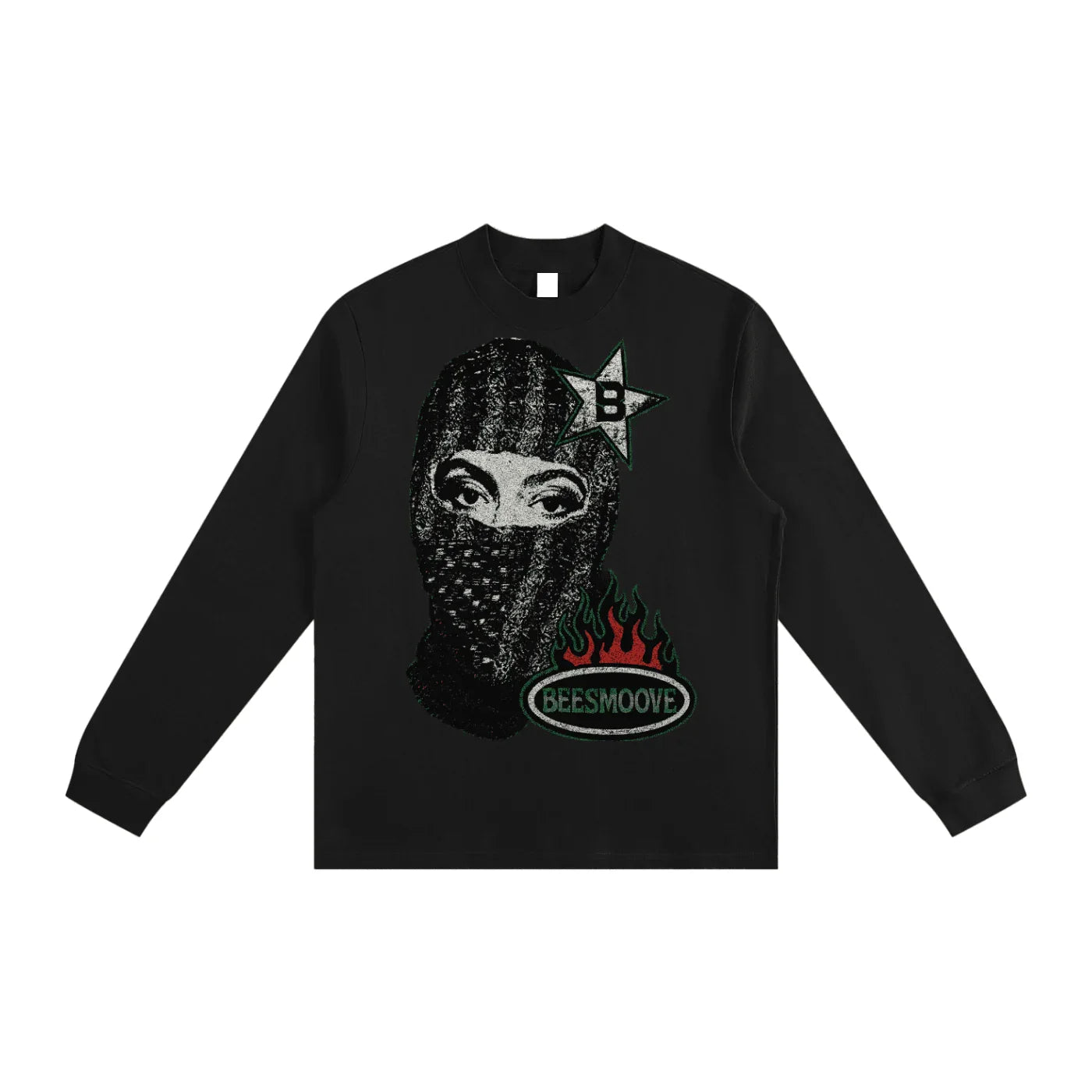 Essential Non-Shrink Mock Neck Sweatshirt - Beesmoove 