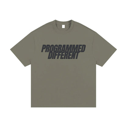 BEESMOOVE PROGRAMMED DIFFERENT Heavyweight Cotton T-Shirt - Beesmoove 