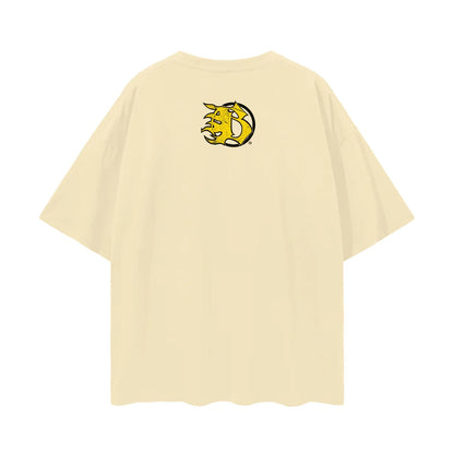 BEESMOOVE BlackSouth Lil Boo Face™ Oversize Deep Drop Shoulder Tee - Beesmoove 