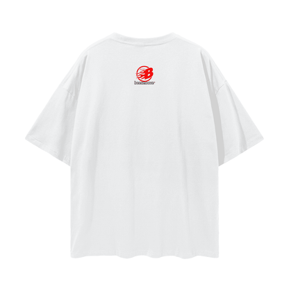 BEESMOOVE No Stupid Question Streetwear Loose Drop Shoulder T-Shirt - Beesmoove 