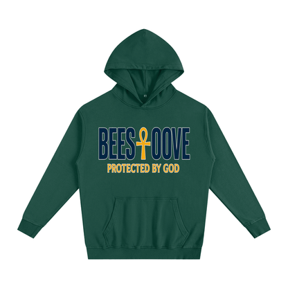 BEESMOOVE God’s Seal Protected By God Oversized Hoodie