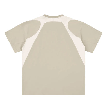 BEESMOOVE DOHIVE Contrast Panel Cotton T-Shirt - Beesmoove 