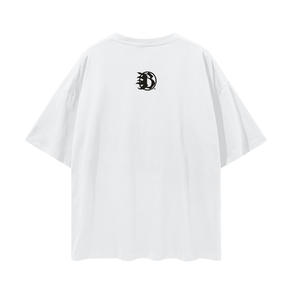 BEESMOOVE Genius Wave Oversize Deep Drop Shoulder Tee - Beesmoove 