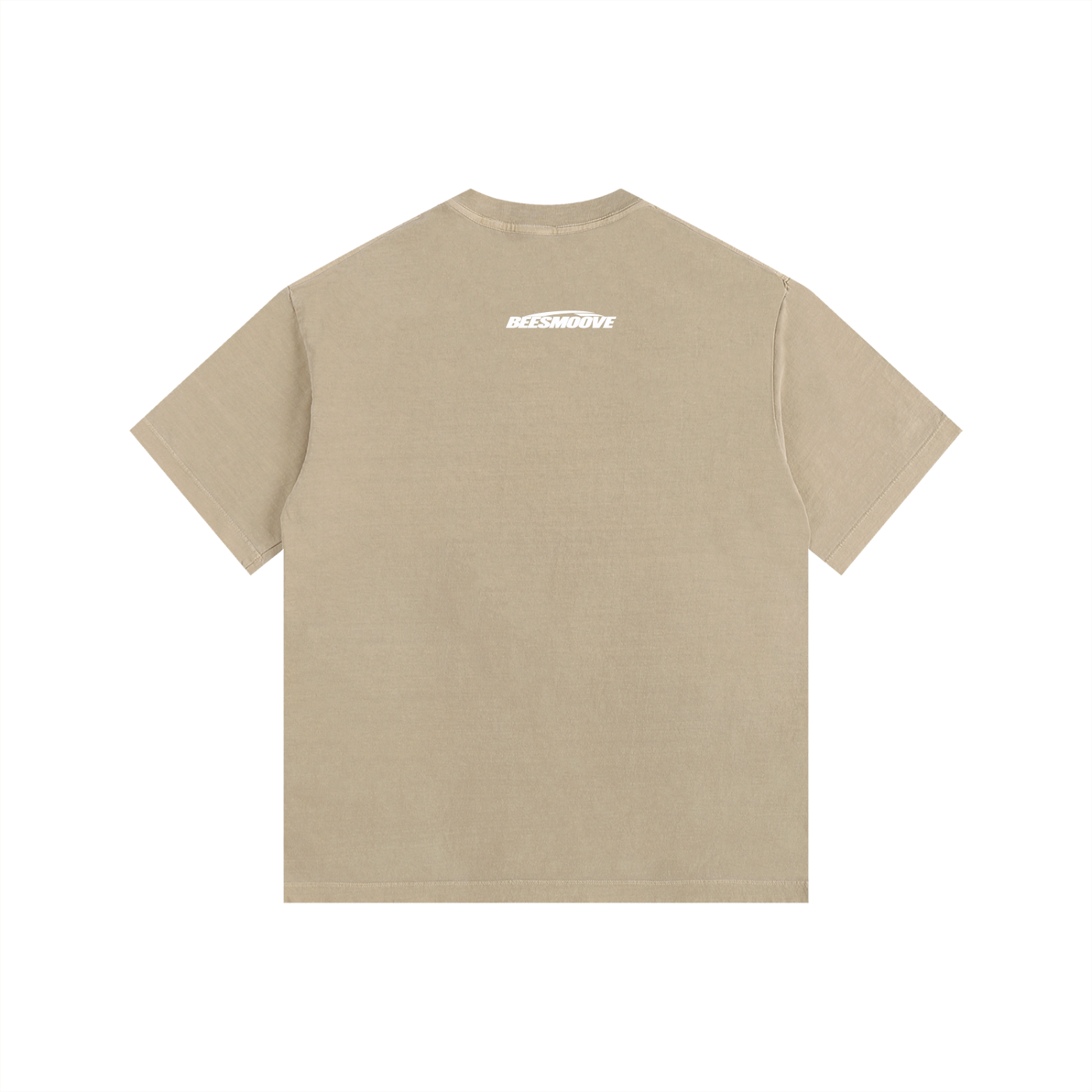 BEESMOOVE quiet stage Vintage Washed Oversized Cotton T-Shirt