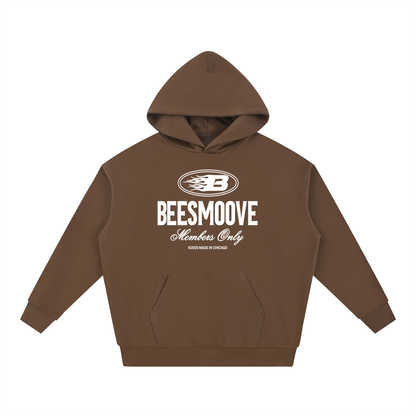BEESMOOVE Heritage white Mark Hoodie - Beesmoove 