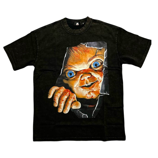 BEESMOOVE Peek-A-Boo Nightmare Vintage Washed T-Shirt - Beesmoove 