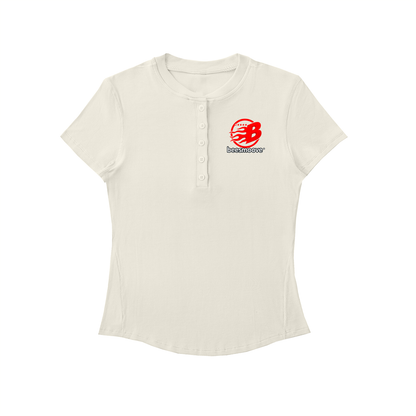 BEESMOOVE Modal Bodycon Henley Shirt - Beesmoove 