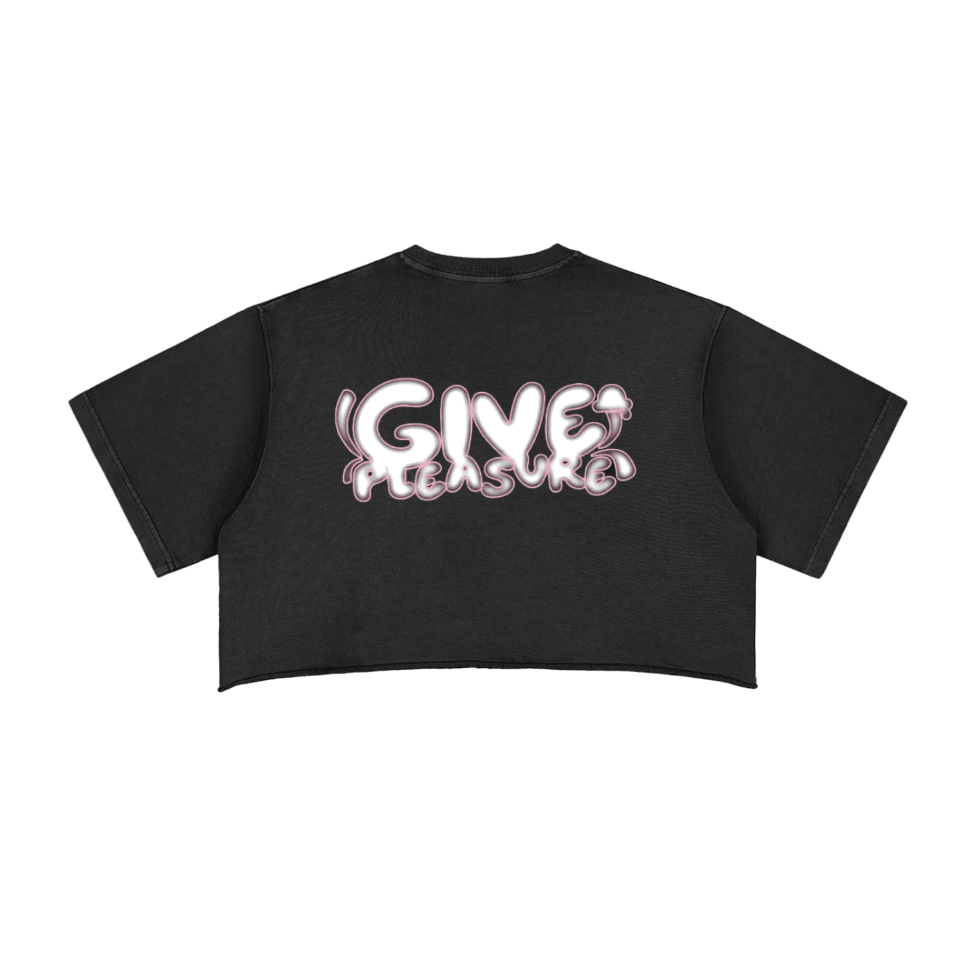 BEESMOOVE Pleasure Trip Washed Raw Edge Crop Top - Beesmoove 