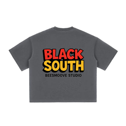 BEESMOOVE Lil Boo Da Menace Washed Boxy T-Shirt - Beesmoove 