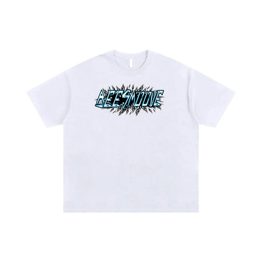BEESMOOVE Retro Blue Oversized T-shirt - Beesmoove 