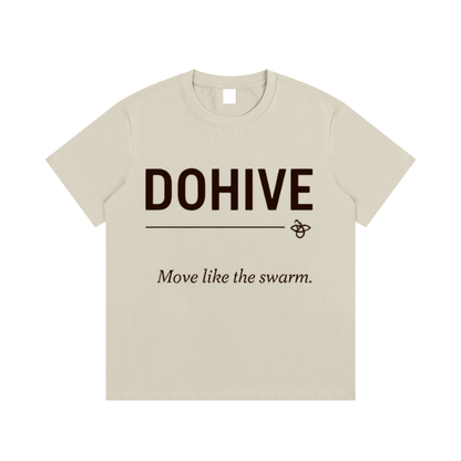 BEESMOOVE Swarm Script Cotton T-Shirt - Beesmoove 