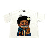 BEESMOOVE Lil Boo Da Menace Washed Boxy T-Shirt - Beesmoove 