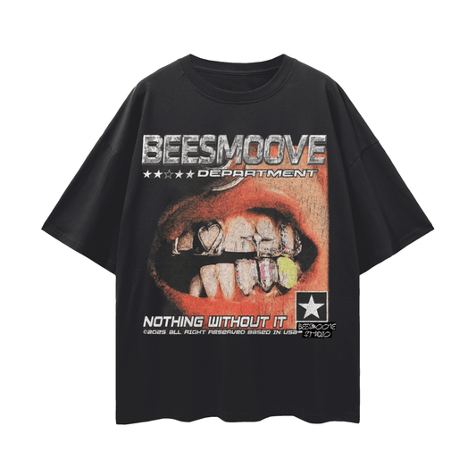 BEESMOOVE Nothing Without It Oversize Deep Drop Shoulder Tee - Beesmoove 