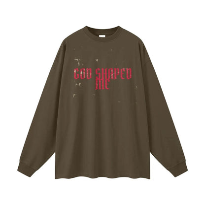 Beesmoove God Shaped Me Long Sleeve Tee - Beesmoove 
