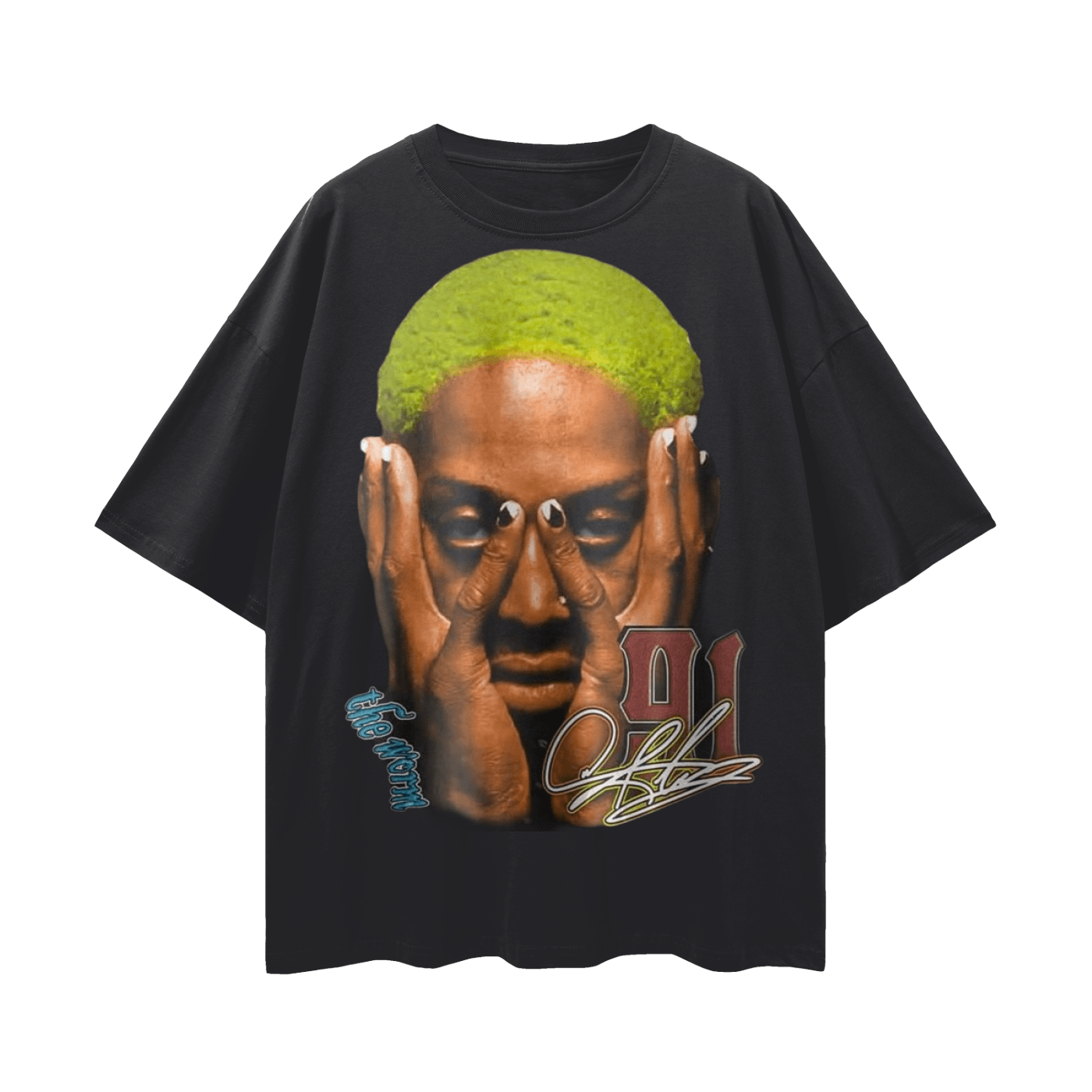 BEESMOOVE Rodman Rage Tee Loose Drop Shoulder T-Shirt - Beesmoove 