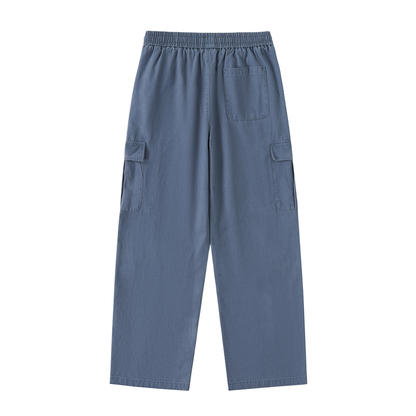 BEESMOOVE Drawstring Waist Straight-Leg Cargo Pants - Beesmoove 