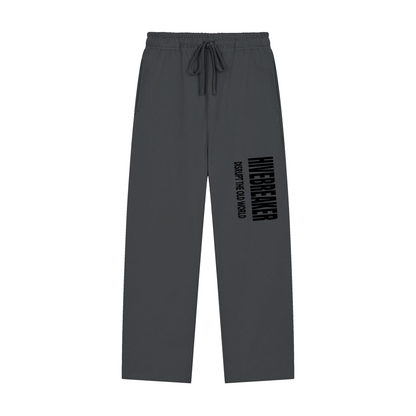 BEESMOOVE HIVEBREAKER: DISRUPT THE OLD WORLD Straight-Leg Sweatpants - Beesmoove 