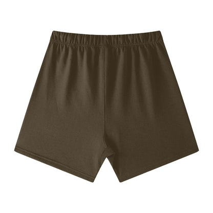 BEESMOOVE HIVEBREAKER Sun Lords Edition Heavyweight Earth Tone Loose Fit FOG 100% Cotton Shorts - Beesmoove 
