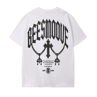 BEESMOOVE Forbidden Power Seamless Cotton T-Shirt - Beesmoove 