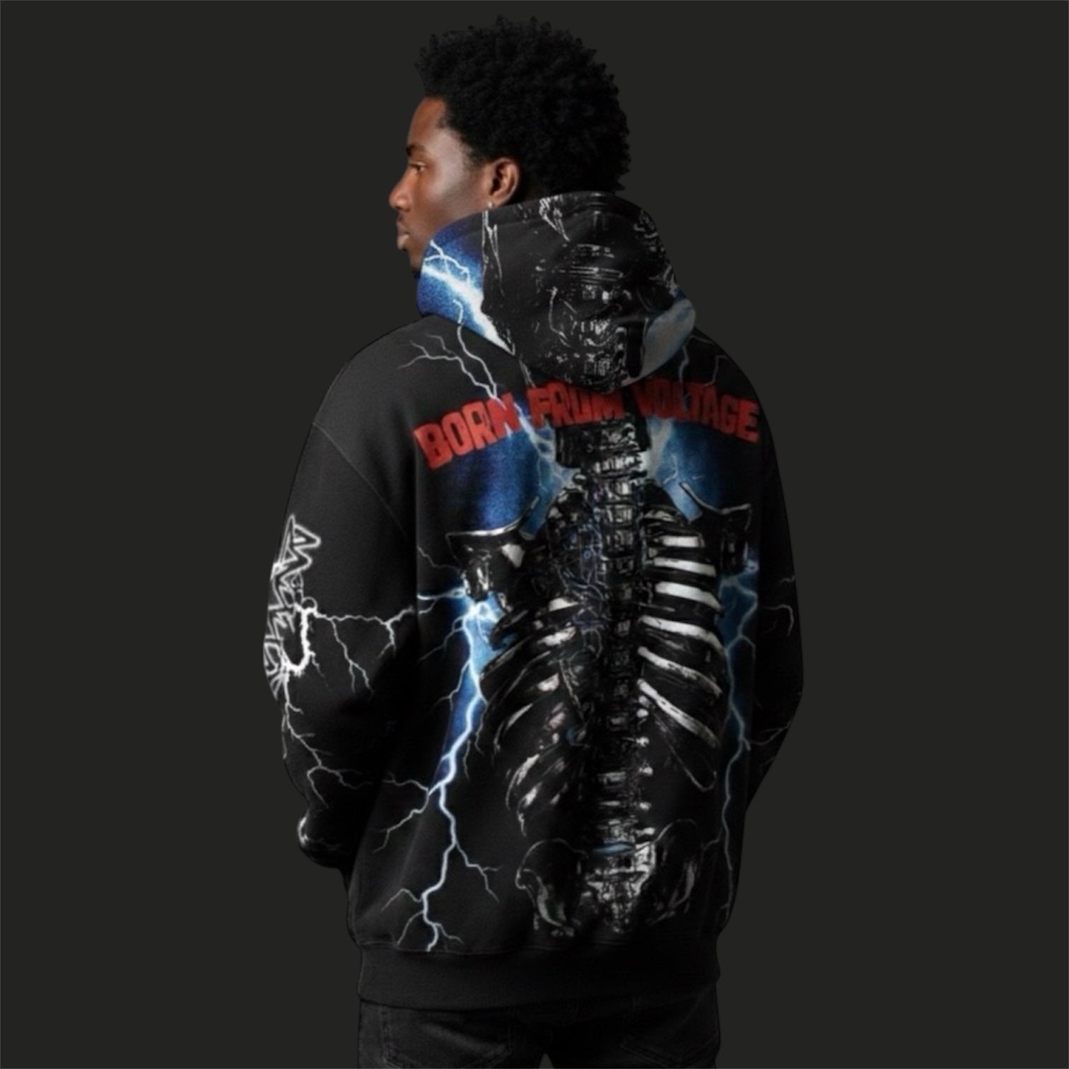 BEESMOOVE Born From Voltage Hoodie