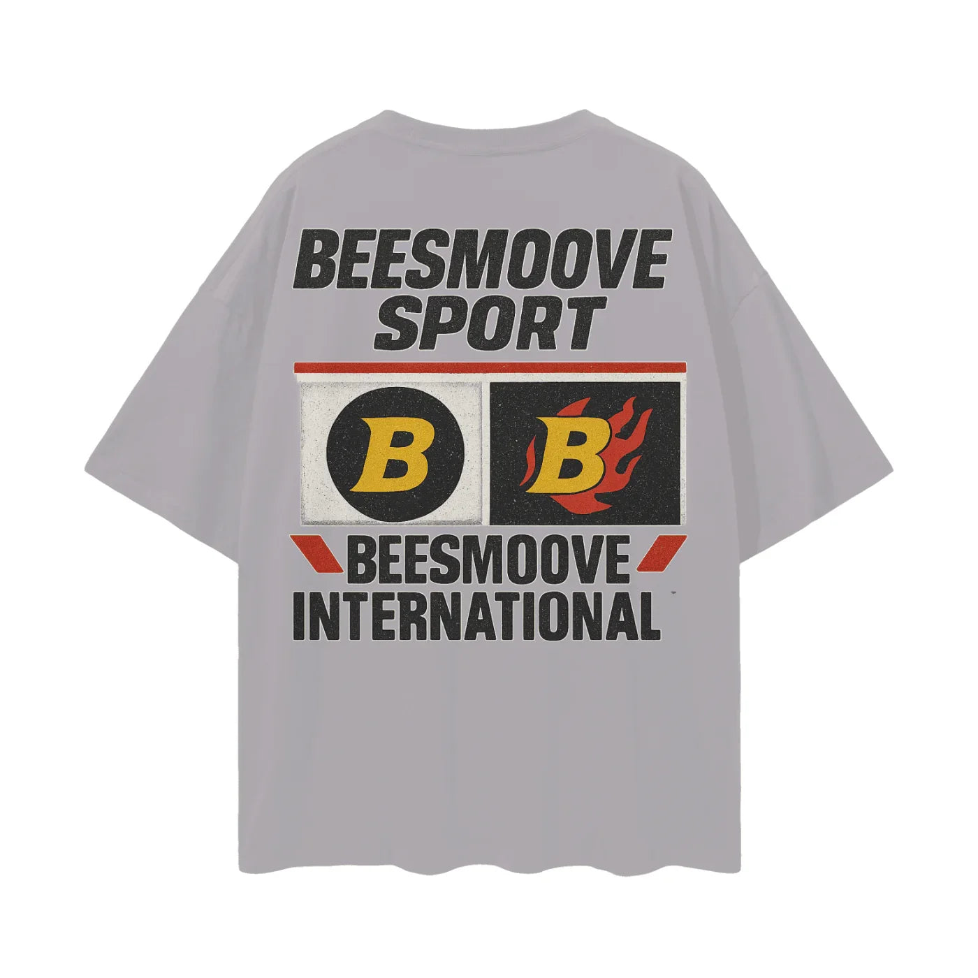 BEESMOOVE Skull Commando Sport Drop Shoulder Tee - Beesmoove 