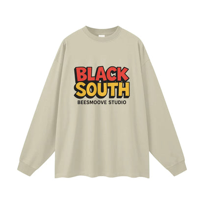 BEESMOOVE BlackSouth Collective Cotton Long Sleeve Tee - Beesmoove 