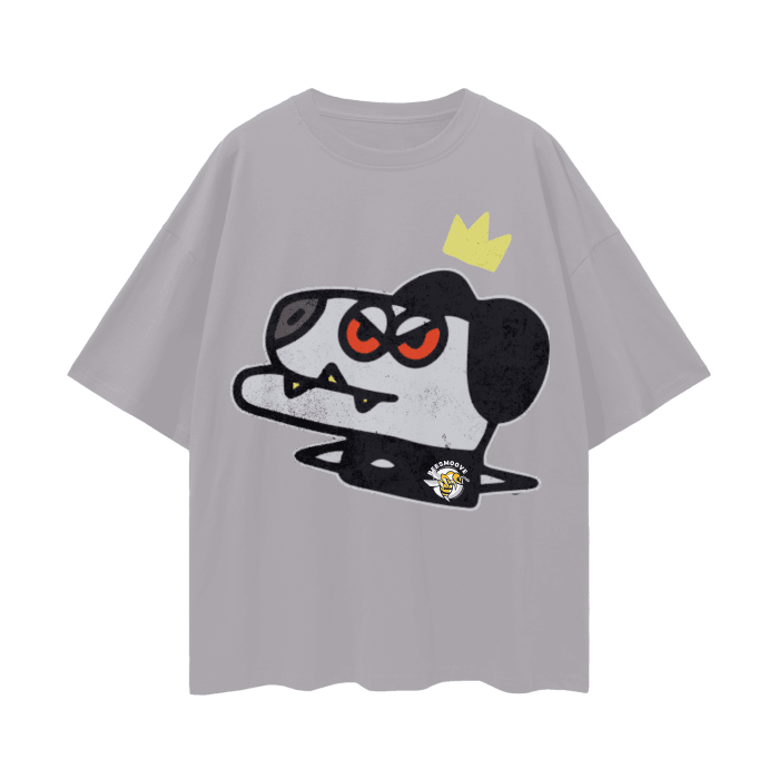 Beesmoove Crowned Rebel Oversize Deep Drop Tee - Beesmoove 