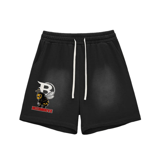 BEESMOOVE Swarm Mentality Cotton Shorts - Beesmoove 