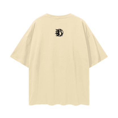 BEESMOOVE Genius Wave Oversize Deep Drop Shoulder Tee - Beesmoove 