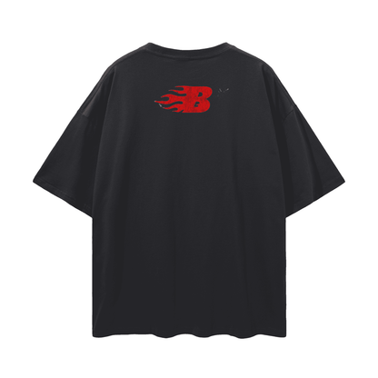 BEESMOOVE MK ULTRA WOKE Streetwear Loose Drop Shoulder T-Shirt - Beesmoove 