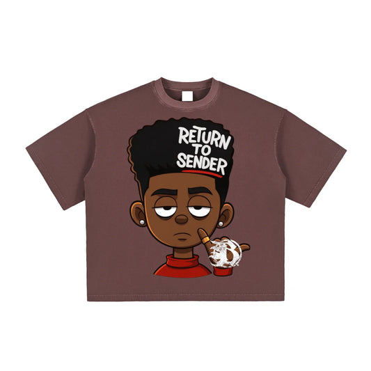 BEESMOOVE RTS Terrell Washed Boxy T-Shirt - Beesmoove 