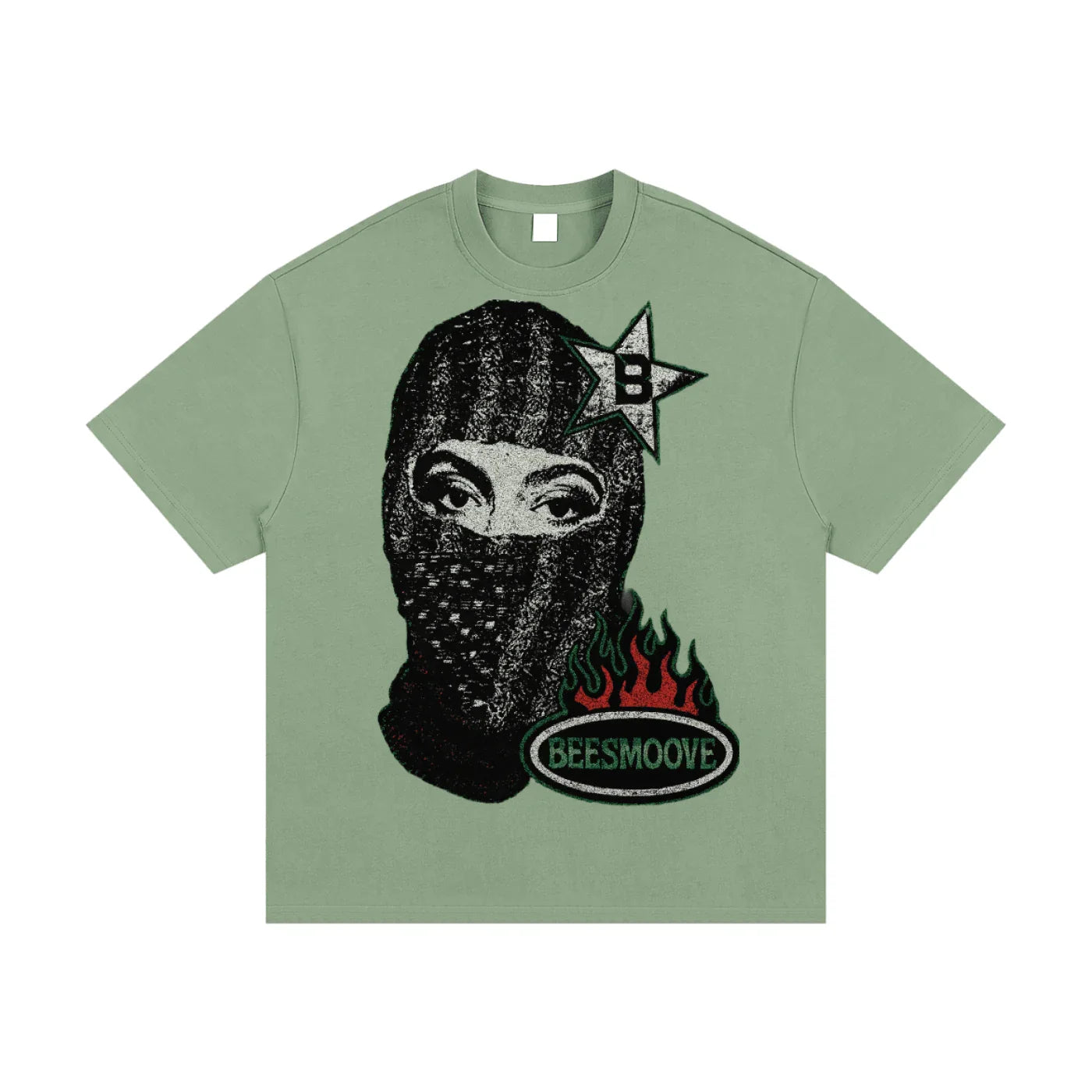 BEESMOOVE Street Star Surveillance Heavyweight Cotton T-Shirt - Beesmoove 