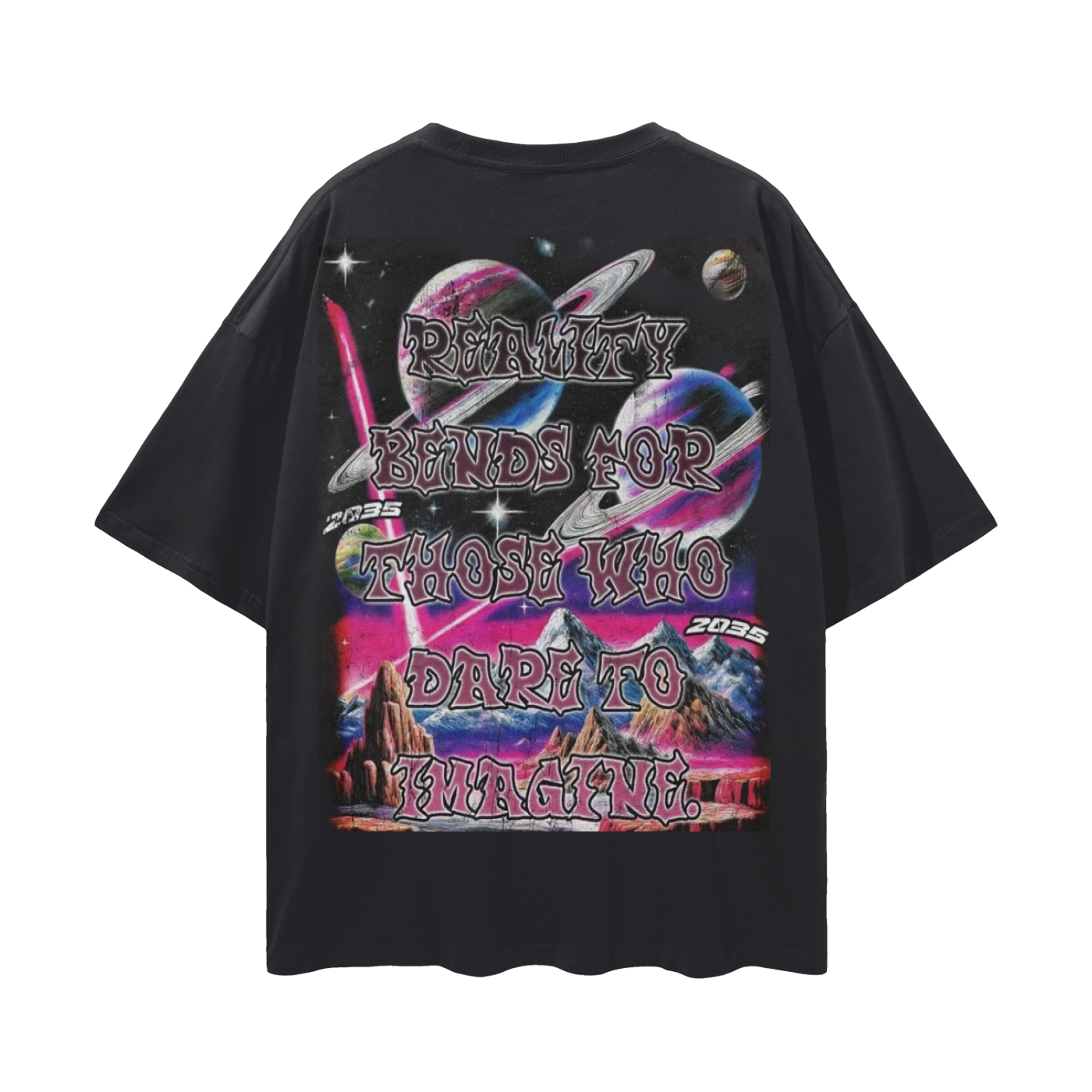 BEESMOOVE REALITY BENDS Loose Drop Shoulder T-Shirt