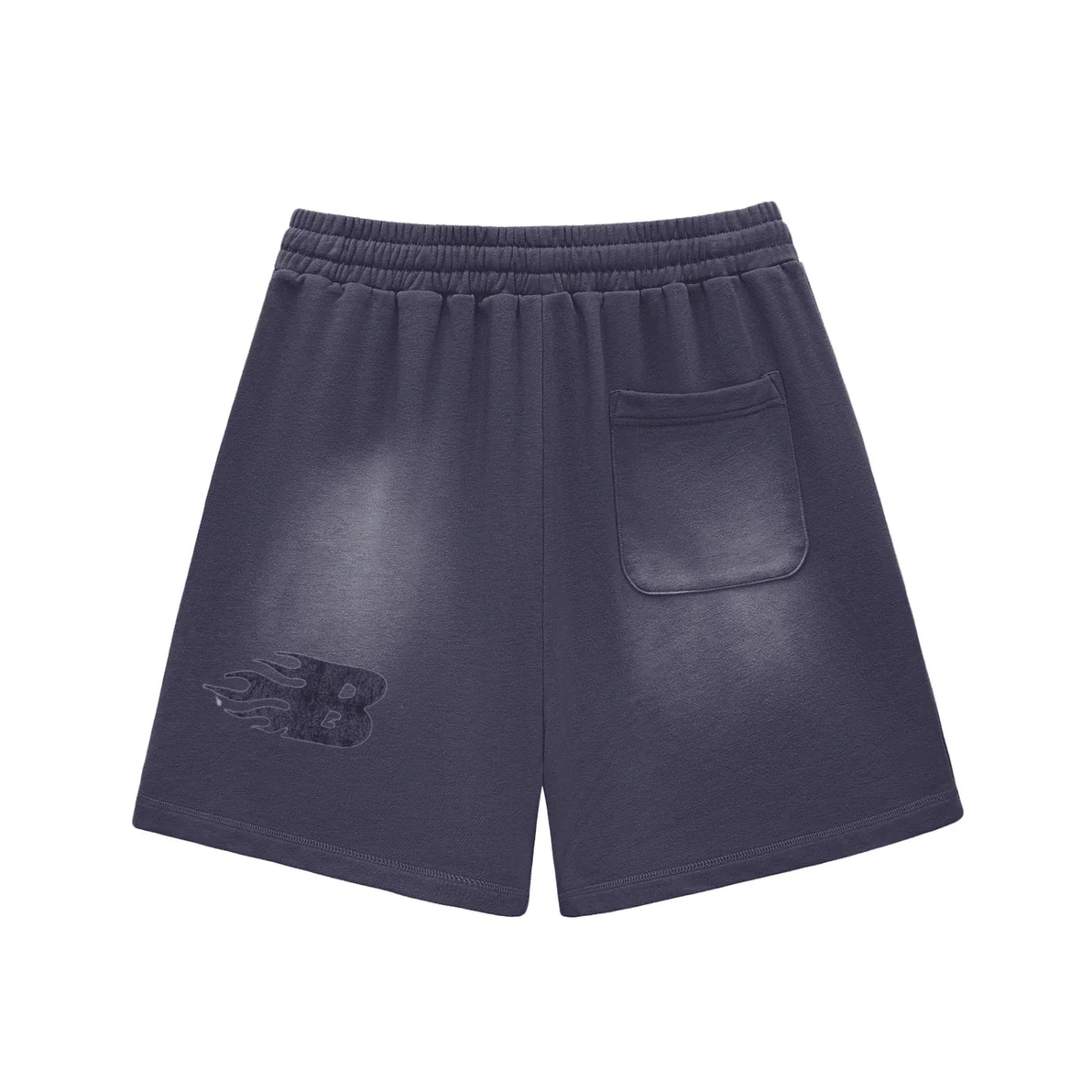BEESMOOVE the black sheep Sun Fade Raw Edge Cotton Shorts - Beesmoove 