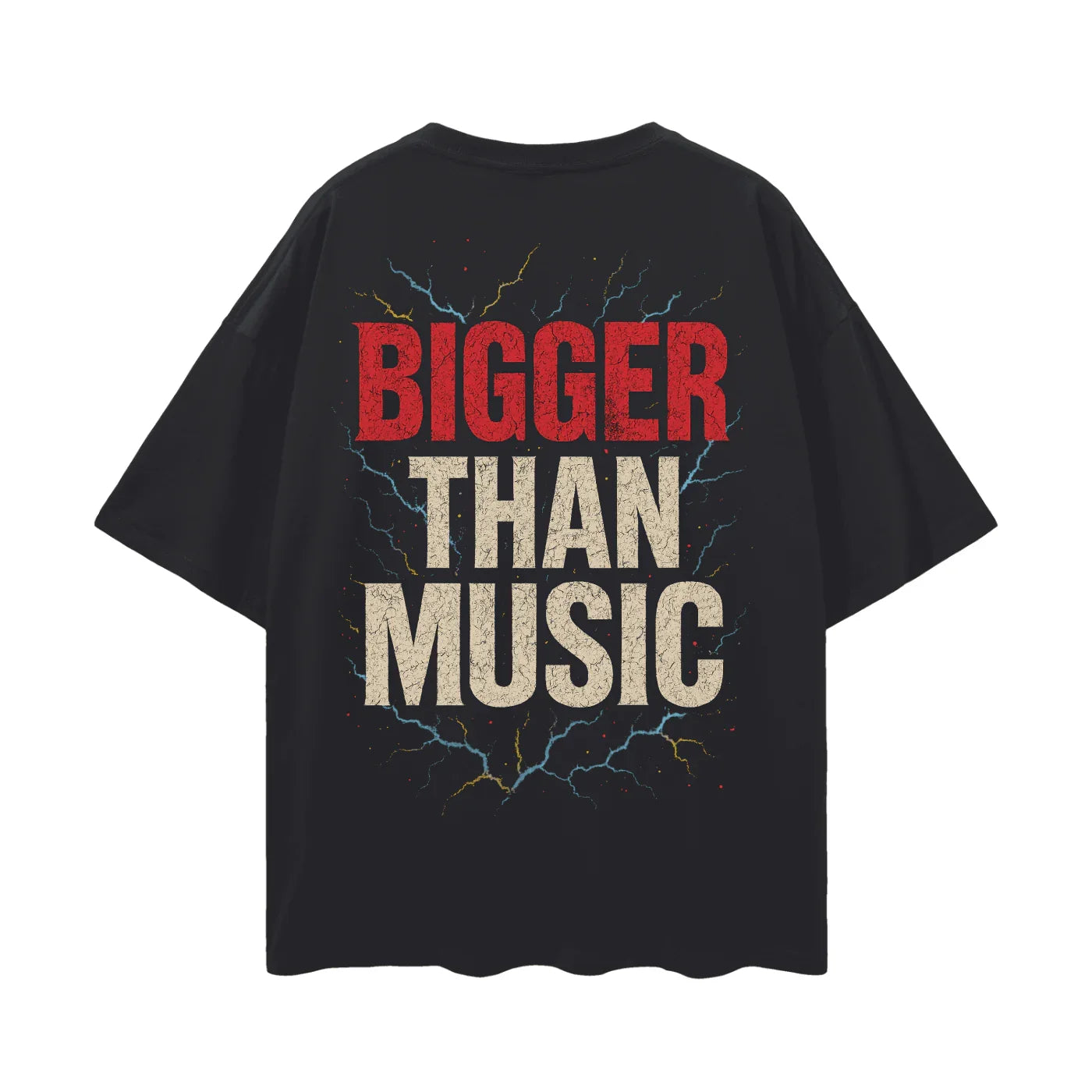 BEESMOOVE STAY DANGEROUS 2055 Oversize Deep Drop Shoulder Tee - Beesmoove 