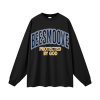 BEESMOOVE Protected by God Oversized Long Sleeve T-Shirt