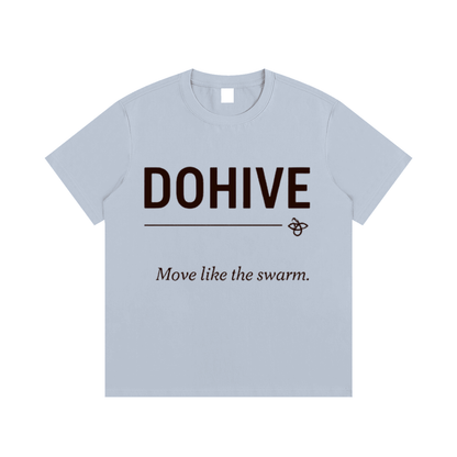 BEESMOOVE Swarm Script Cotton T-Shirt - Beesmoove 