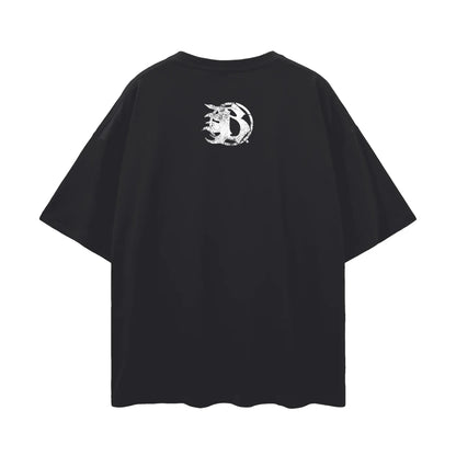 BEESMOOVE Take It Easy Buddy Oversize Deep Drop Shoulder Tee - Beesmoove 