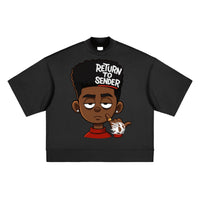 BEESMOOVE RTS Terrell Oversized Mock Neck T-shirt - Beesmoove 