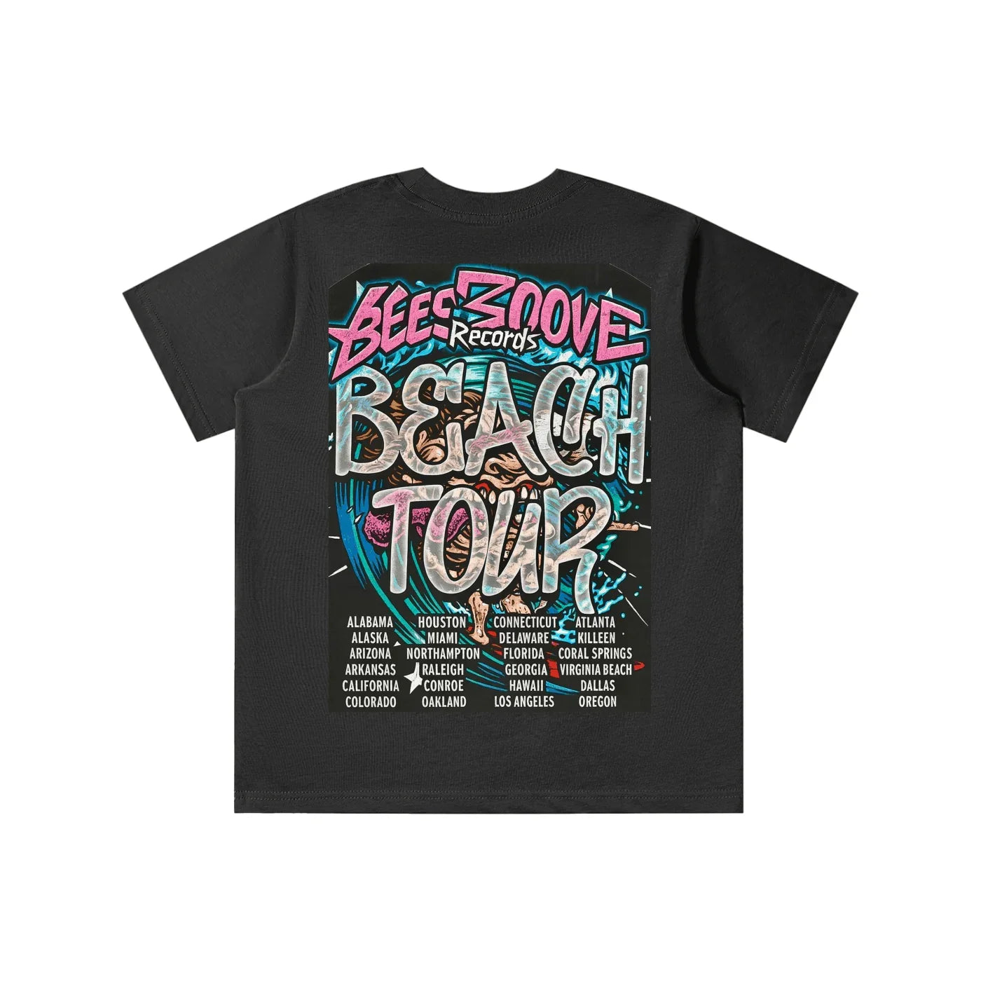 BEESMOOVE WAVE CRASH TOUR Kids' T-shirt - Beesmoove 