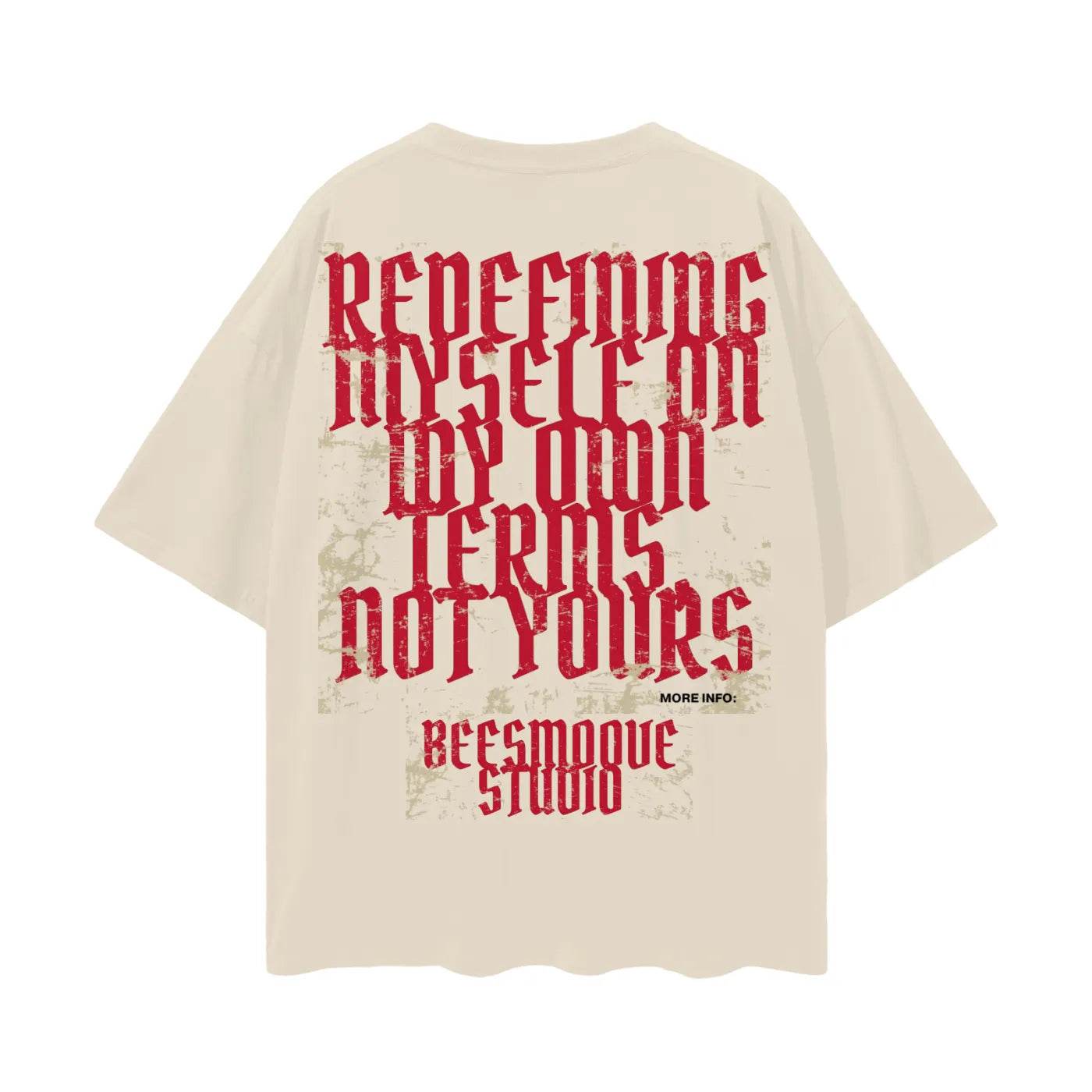 Beesmoove God Shaped Me Drop Shoulder Tee - Beesmoove 